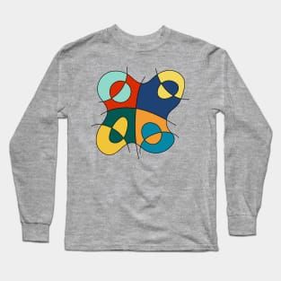 Surreal Amoeba #14 (Miro Inspired) Long Sleeve T-Shirt